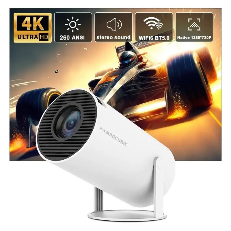 New! Magcubic Projector HY300 PRO 4K Android 11 Dual Wifi6 260ANSI Allwinner H713 BT5.0 1080P 1280*720P Home Cinema Outdoor - Image 3